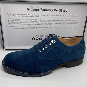 Vintage Foundry suede Oxford